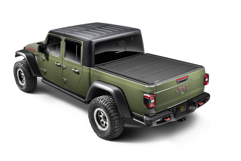 GOR RealTruck VoltStep Running Boards - RealTruck 20-24 Jeep Gladiator CC 4dr VoltStep Electric Running Board Kit - Bedliner Coating
