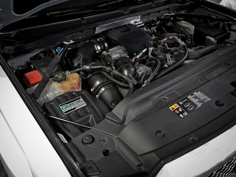 AFE Quantum Intakes - aFe Quantum Pro 5R Cold Air Intake System 11-16 GM/Chevy Duramax V8-6.6L LML - Oiled