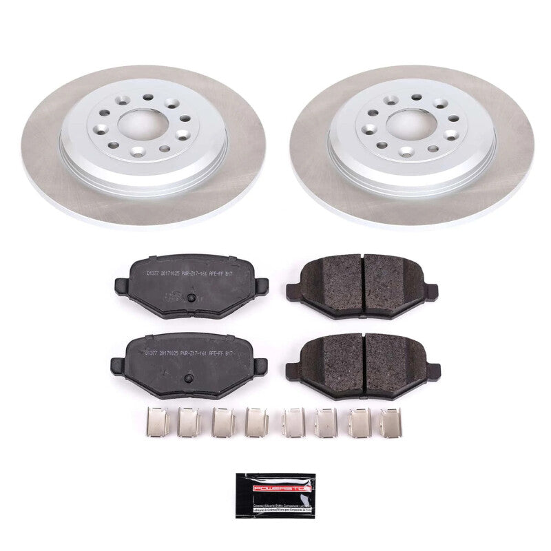 PSB Semi-Coated Rotor Kits - Power Stop 11-12 Lincoln MKX Rear Semi-Coated Rotor Kit
