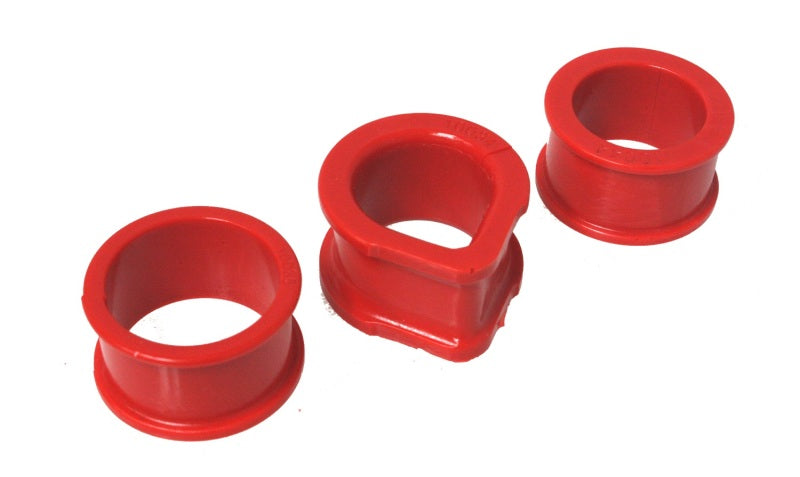 ES Steering Rack Bush - Red - Energy Suspension 95-98 Nissan 240SX (S14) / 89-94 240SX (S13) Red Rack and Pinion Bushing Set / 90-