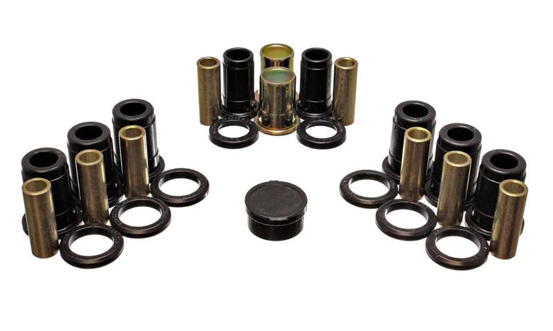 ES Cntrl Arm Bushings - Black - Energy Suspension Rear Control Arm Bushing Set - Black