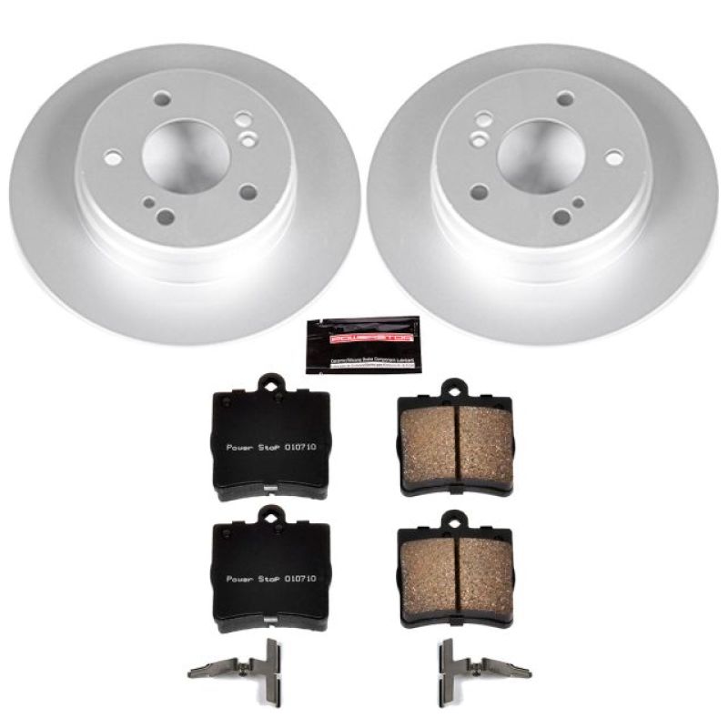 PSB Z23 Evolution Coated Kit - Power Stop 04-08 Chrysler Crossfire Rear Z23 Evolution Sport Coated Brake Kit