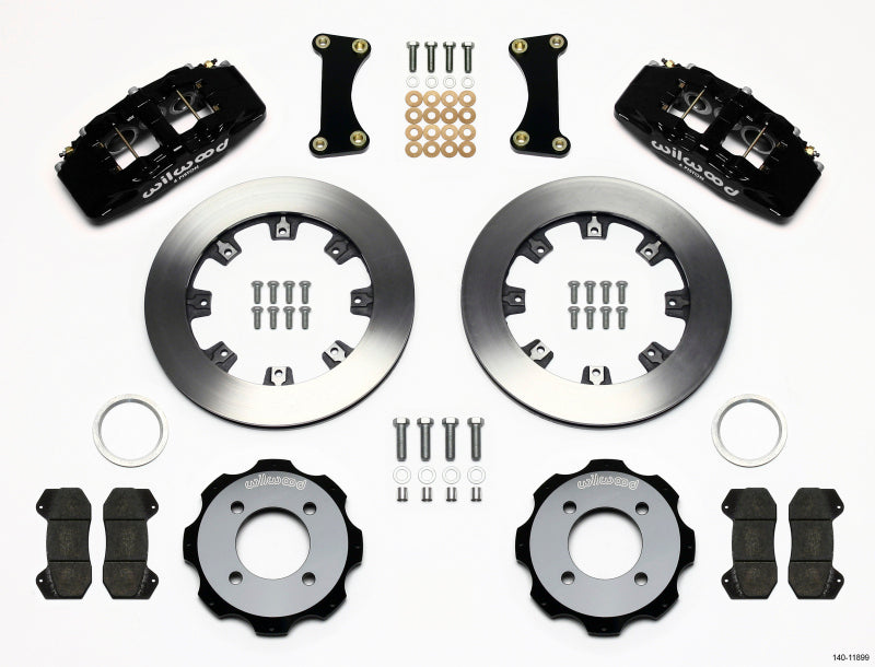 WIL Dynapro Brake Kit - Wilwood Dynapro 6 Front Hat Kit 12.19in 2011 Fiesta