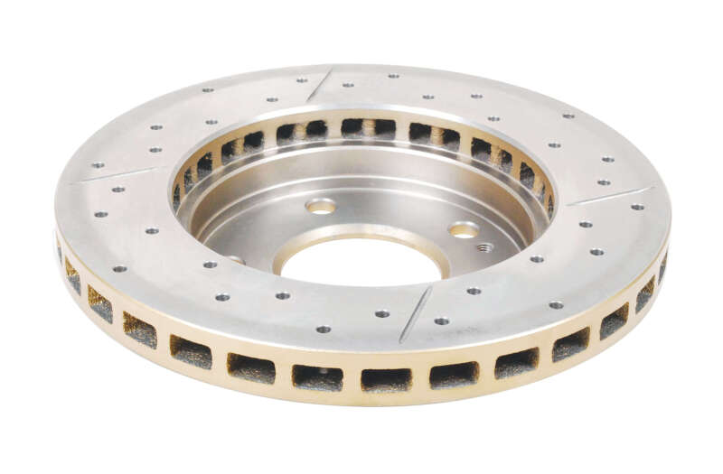 DBA Street Slot&Drill Rotors - DBA 95-05 Chrysler Sebring Rear Rotor Front Street Series Drilled & Slotted Rotor w/Gold Hat