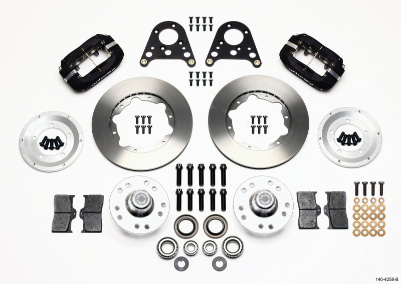 WIL Dynalite Brake Kit - Wilwood Forged Dynalite Front Kit 10.75in Art Morrison Strut