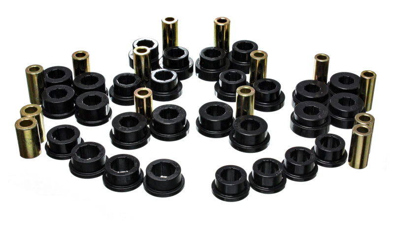 ES Cntrl Arm Bushings - Black - Energy Suspension 13 Scion FR-S / Subaru BRZ Black Front Control Arm Bushing Set