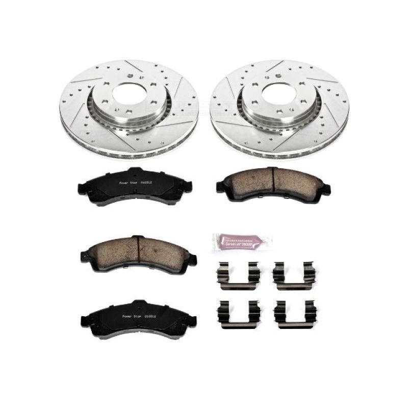 PSB Z23 Evolution Kit - Power Stop 04-05 Buick Rainier Front Z23 Evolution Sport Brake Kit