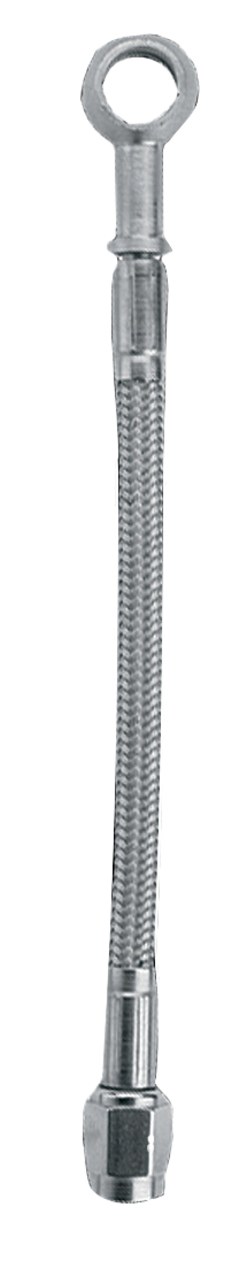 FRA Brake Lines - Fragola -3AN Clear Covered Straight x 3/8 x BJO 12in