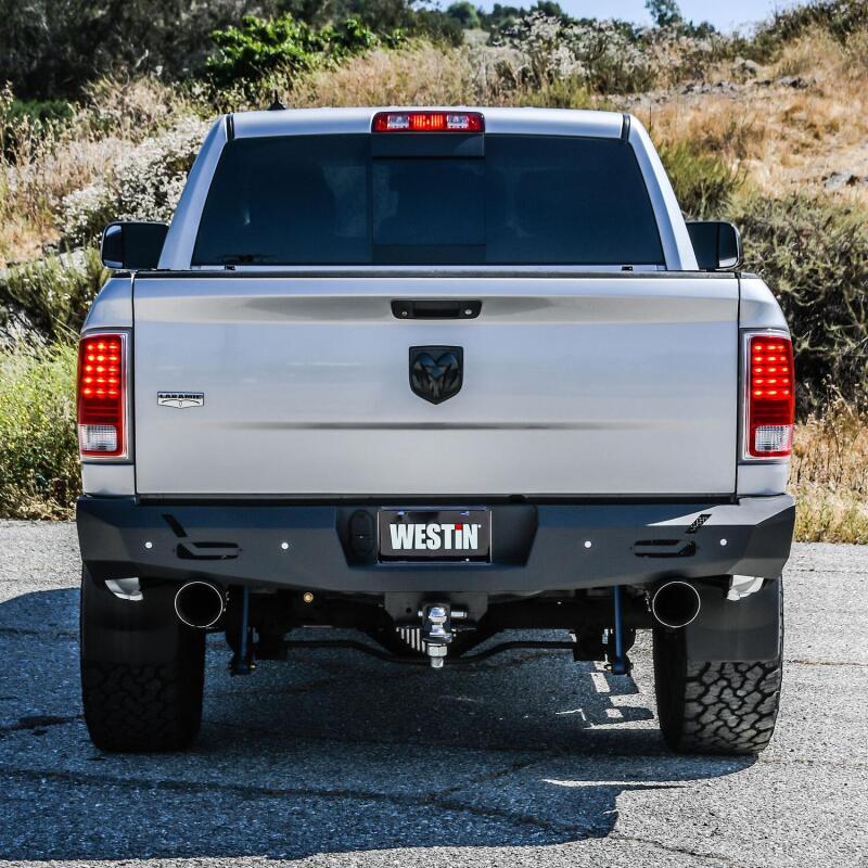 WES Pro-Series Bumpers - Westin 09-18 Ram 1500 Pro-Series Rear Bumper - Textured Black