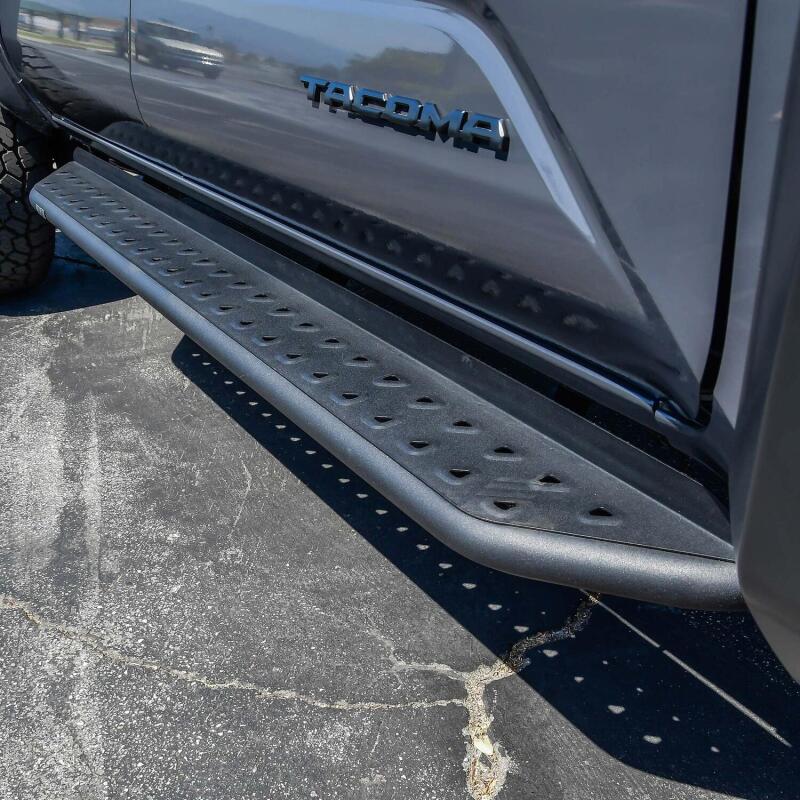 WES Running Boards - Outlaw - Westin 2024 Toyota Tacoma Double Cab Outlaw Running Boards - Textured Black
