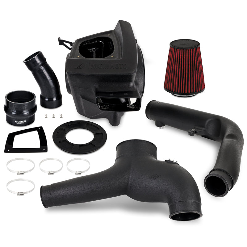 MM BORNE Off-Road Snorkels - Mishimoto 21+ Bronco 2.7L Intake/Snorkel Bundle - Oiled Filter