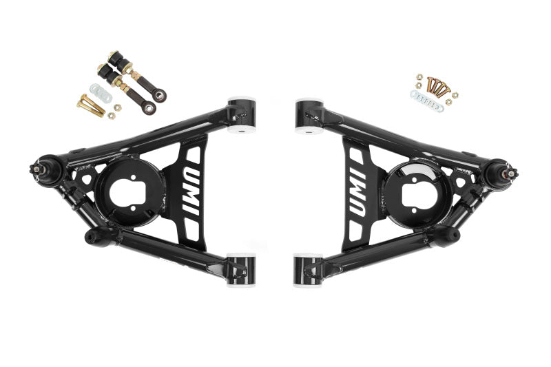 UMI Lower Control Arms - UMI Performance 64-72 GM A-Body Tubular Front Lower A-Arms Delrin Bushings