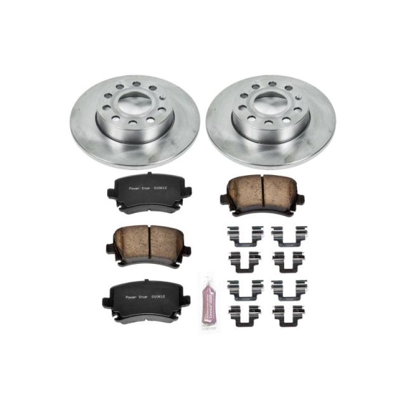 PSB Autospecialty Kit - Power Stop 2008 Audi A3 Rear Autospecialty Brake Kit