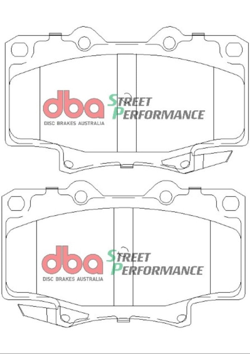DBA SP500 Brake Pads - DBA 91-96 Toyota Land Cruiser SP500 Front Brake Pads