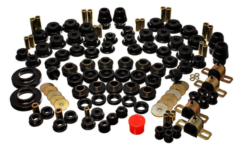ES Hyper-Flex Sets - Black - Energy Suspension 07-11 Jeep JK 2dr Black Hyper-Flex Master Bushing Set