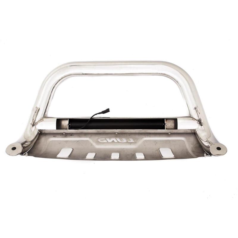 LND Bull Bars - Lund 2019 Ford Ranger Bull Bar w/Light & Wiring - Polished Stainless