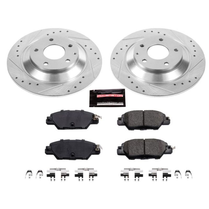 PSB Z23 Evolution Kit - Power Stop 16-18 Mazda CX-5 Rear Z23 Evolution Sport Brake Kit