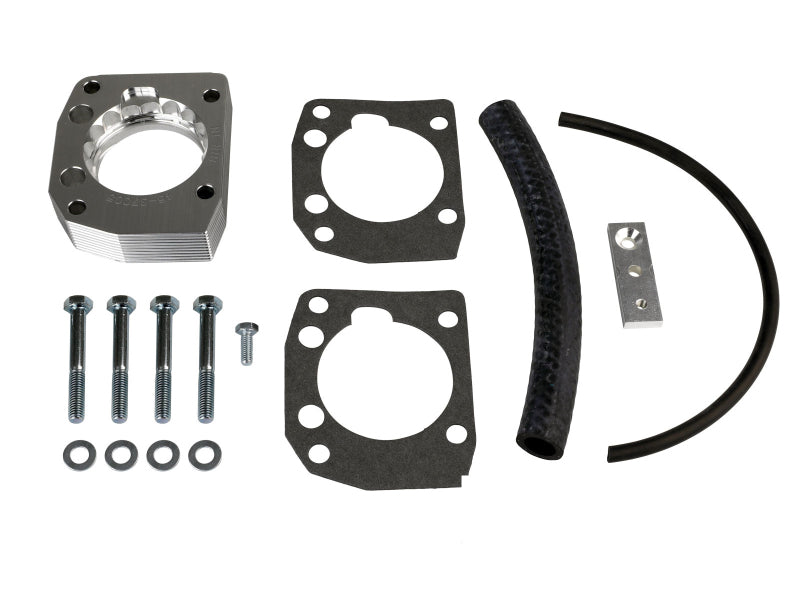 AFE Silver Bullet TBS - aFe 00-03 Honda S2000 L4 2.0L Silver Bullet Throttle Body Spacer - Silver