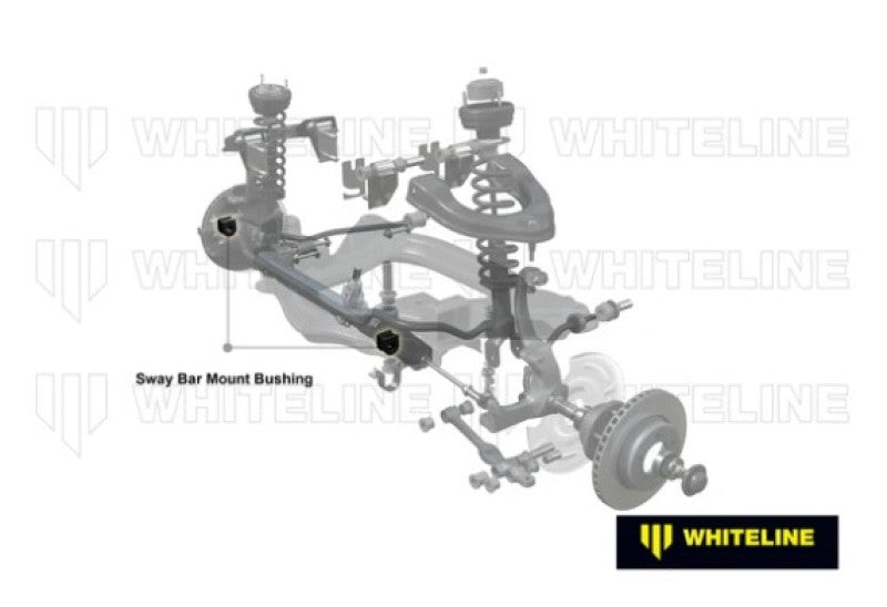 WL Bushings - Sway Bar - Whiteline 94-99 Skyline R33 GTS RWD /89-93 Skyline R32 GTS RWD 24mm Front Sway Bar Mount Bushing Kit