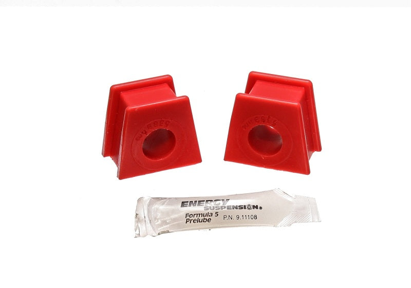 ES Sway Bar Bushings - Red - Energy Suspension 77-80 MG MGB Red Rear 11/16in Sway Bar Bushing Set