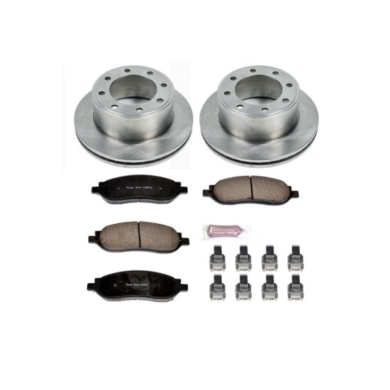 PSB Autospecialty Rotor - Power Stop 05-07 Ford F-350 Super Duty Rear Autospecialty Brake Kit