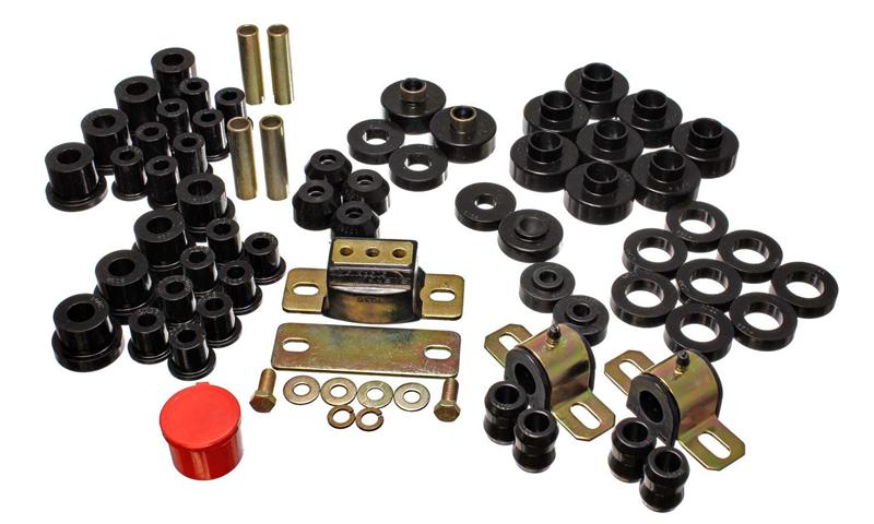 ES Hyper-Flex Sets - Black - Energy Suspension 76-79 Jeep CJ/CJ7 Black Hyper-Flex Master Bushing Set