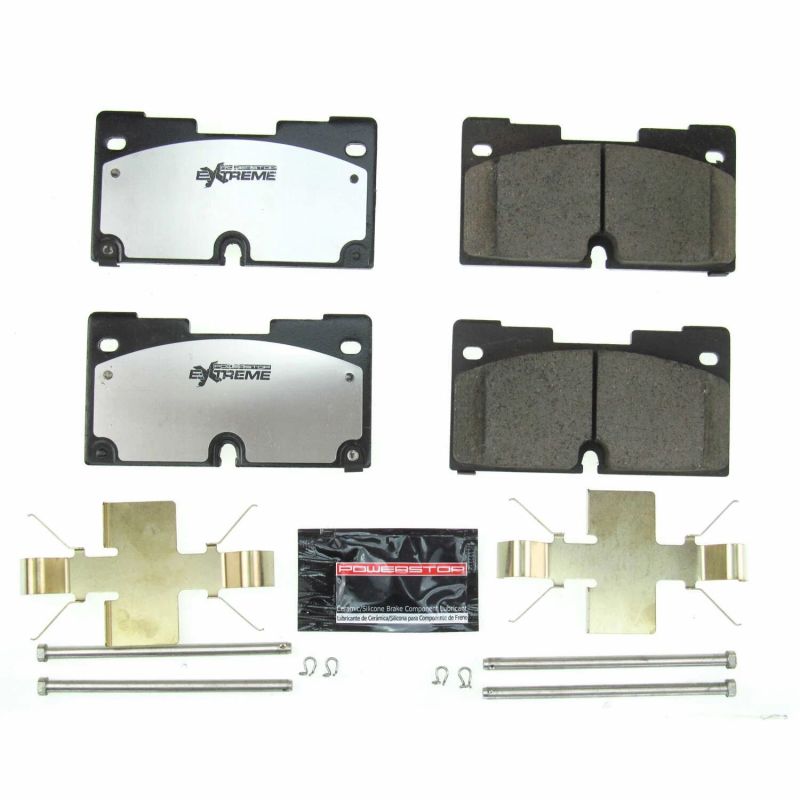 PSB Z36 Truck & Tow Brake Pads - Power Stop 2019 Chevrolet Silverado 1500 Front Z36 Truck & Tow Brake Pads w/Hardware
