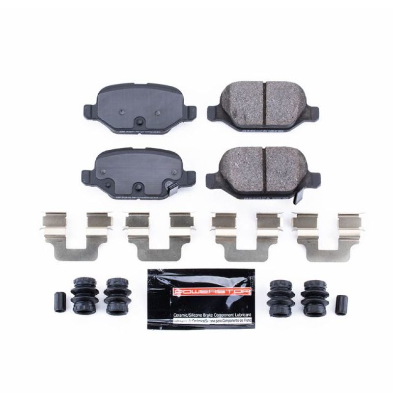 PSB Z23 Evolution Brake Pads - Power Stop 12-17 Fiat 500 Rear Z23 Evolution Sport Brake Pads w/Hardware