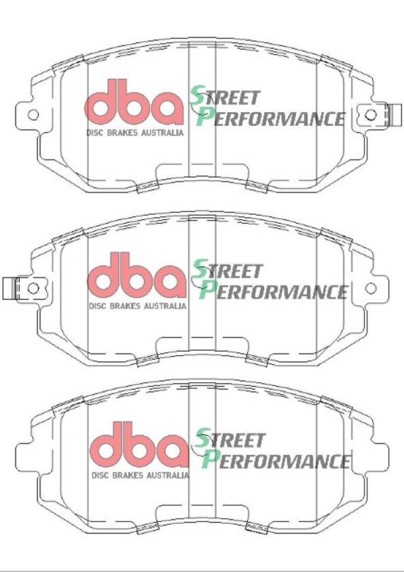 DBA SP500 Brake Pads - DBA 03-05 Subaru WRX / 08 Subaru WRX SP500 Front Brake Pads