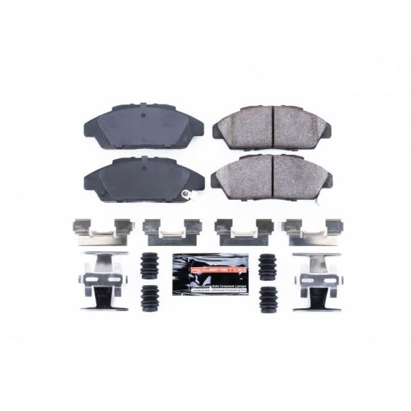 PSB Z23 Evolution Brake Pads - Power Stop 90-93 Honda Accord Front Z23 Evolution Sport Brake Pads w/Hardware