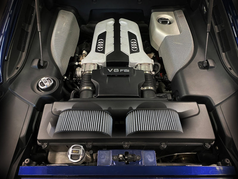 AFE Direct Fit Pro DRY S Air Filter - aFe 08-15 Audi R8 V8 4.2L MagnumFLOW Pro DRY S Air Filter