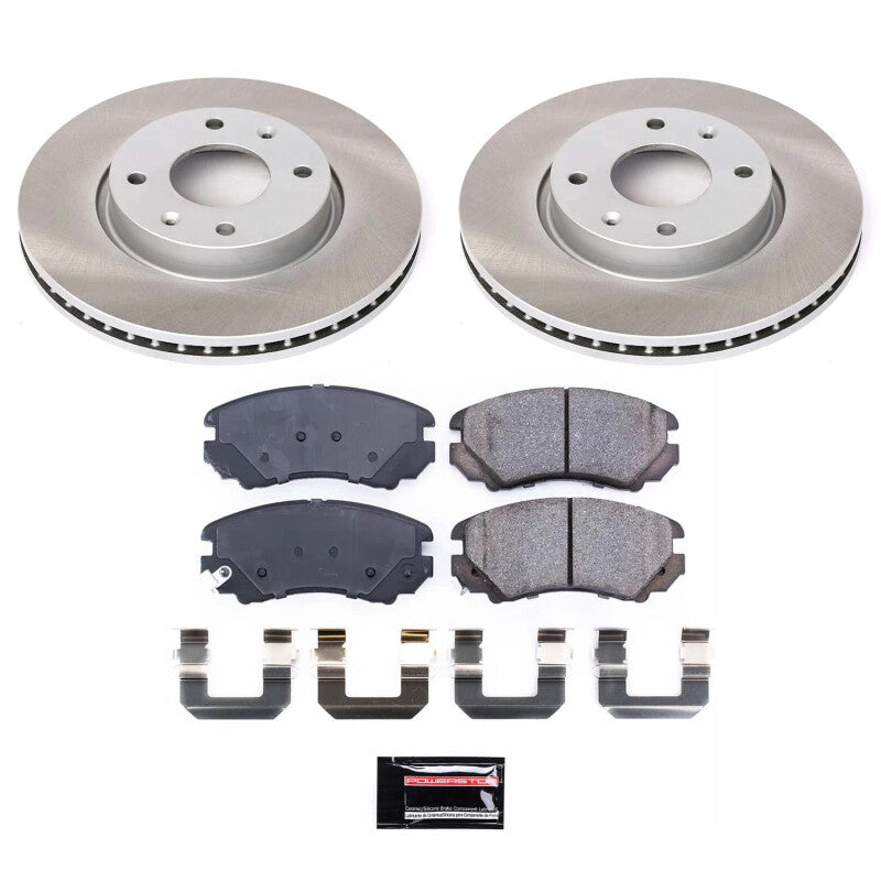 PSB Semi-Coated Rotor Kits - Power Stop 02-06 Kia Optima Front Semi-Coated Rotor Kit