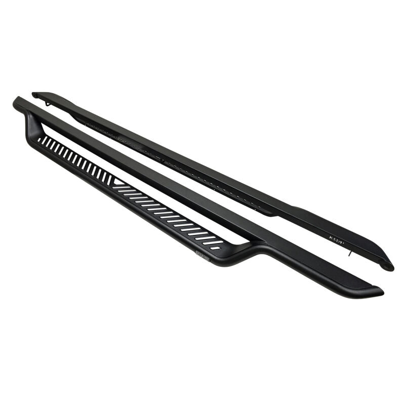 WES Running Boards - Outlaw - Westin 09-18 RAM 1500 CC / 10-24 RAM 2500/3500 CC Outlaw Drop Running Boards - Tex. Blk