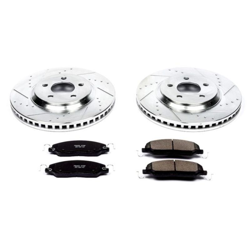 PSB Z23 Evolution Kit - Power Stop 05-10 Ford Mustang Front Z23 Evolution Sport Brake Kit