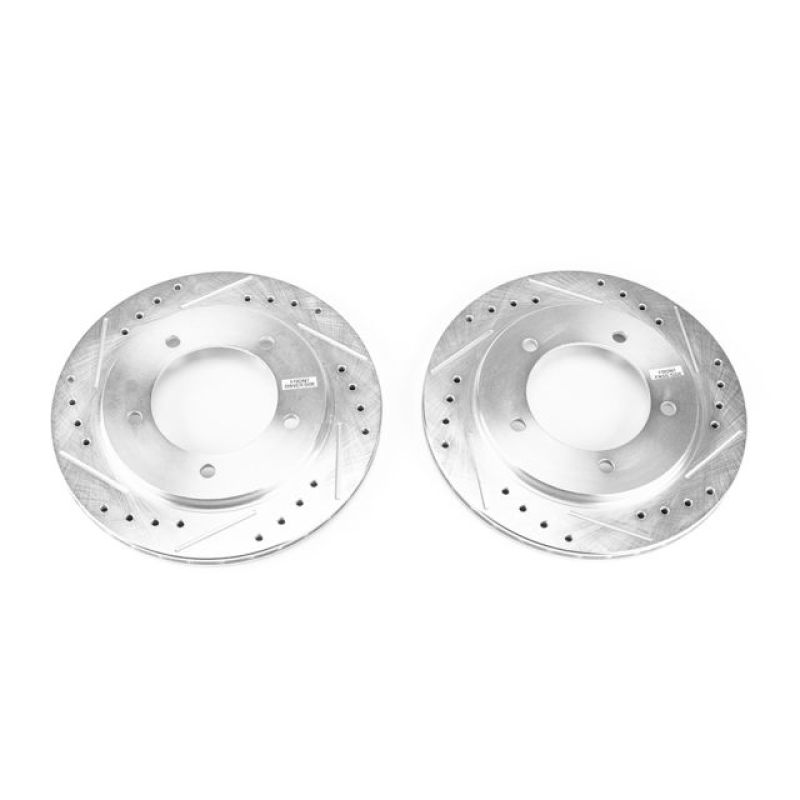 PSB Evolution Drill/Slot Rotor - Power Stop 99-04 Chevrolet Tracker Front Evolution Drilled & Slotted Rotors - Pair