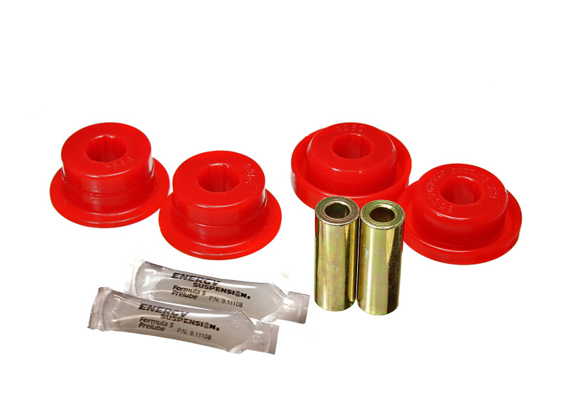 ES Cntrl Arm Bushings - Red - Energy Suspension 97-06 Jeep Wrangler TJ Front Control Arm Bushing - Axle Only Position - Red