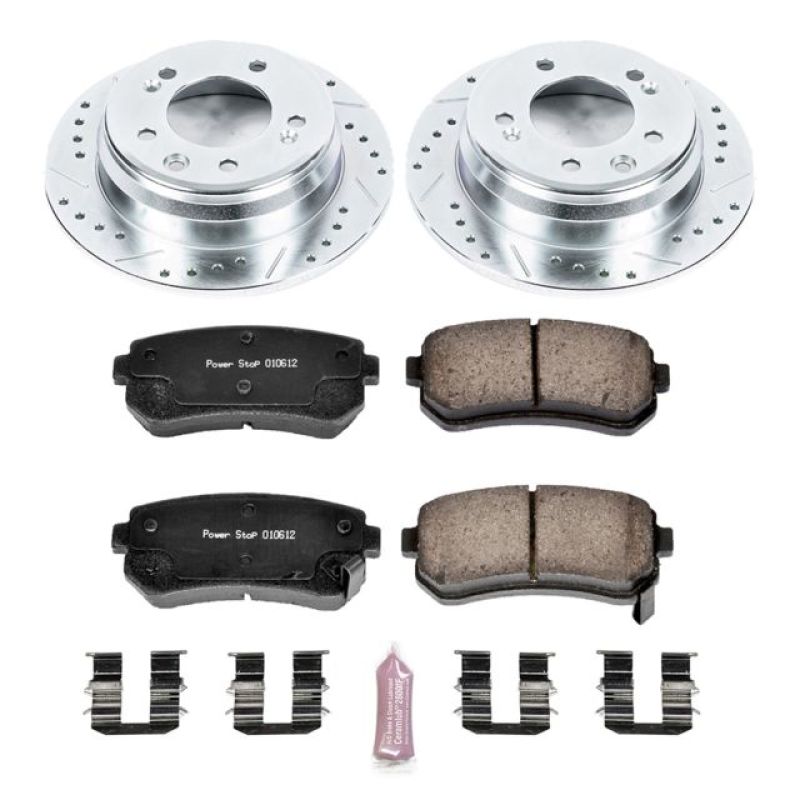 PSB Z23 Evolution Kit - Power Stop 09-12 Hyundai Elantra Rear Z23 Evolution Sport Brake Kit