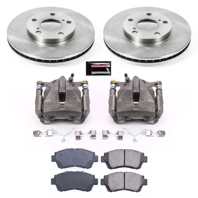 PSB Autospecialty Kit w/Cals - Power Stop 92-96 Lexus ES300 Front Autospecialty Brake Kit w/Calipers
