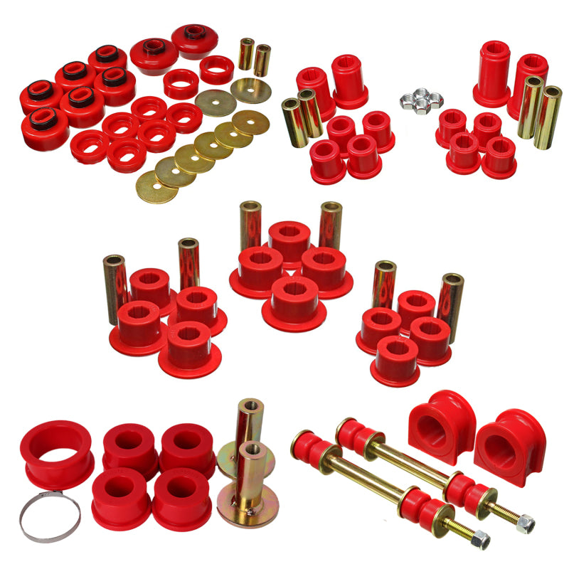 ES Hyper-Flex Sets - Red - Energy Suspension 07-13 Chevrolet Silverado C1500 Master Set - Red