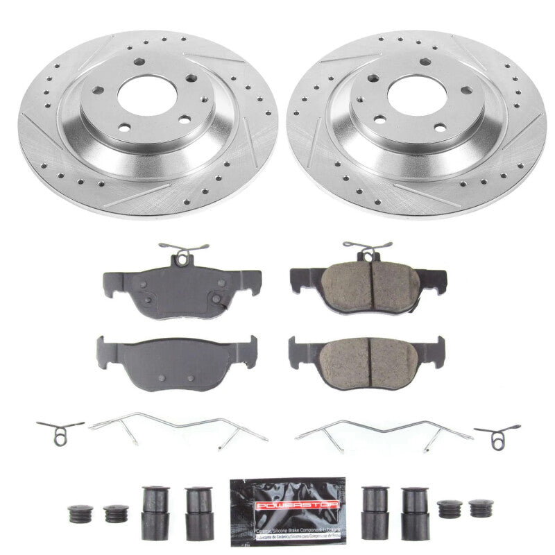 PSB Z23 Evolution Kit - Power Stop 20-22 Mazda CX-30 Rear Z23 Evolution Brake Kit