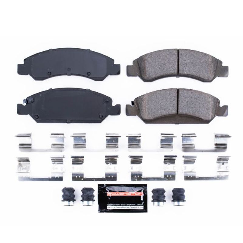 PSB Z23 Evolution Brake Pads - Power Stop 08-19 Cadillac Escalade Front Z23 Evolution Sport Brake Pads w/Hardware