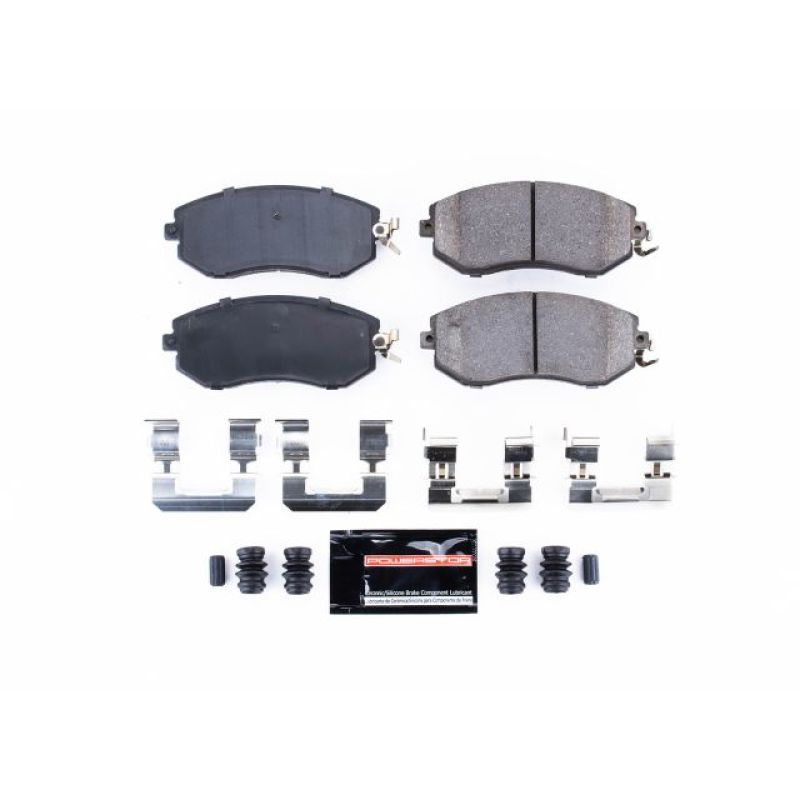 PSB Z23 Evolution Brake Pads - Power Stop 13-16 Scion FR-S Front Z23 Evolution Sport Brake Pads w/Hardware
