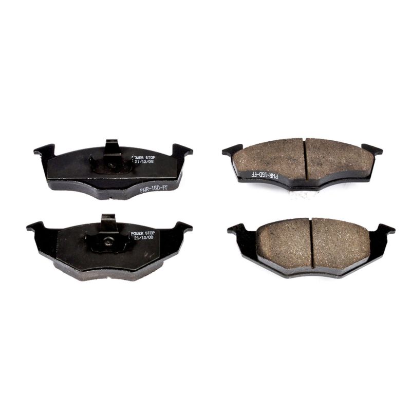 PSB Z16 Evolution Brake Pads - Power Stop 95-98 Volkswagen Golf Front Z16 Evo Ceramic Brake Pad