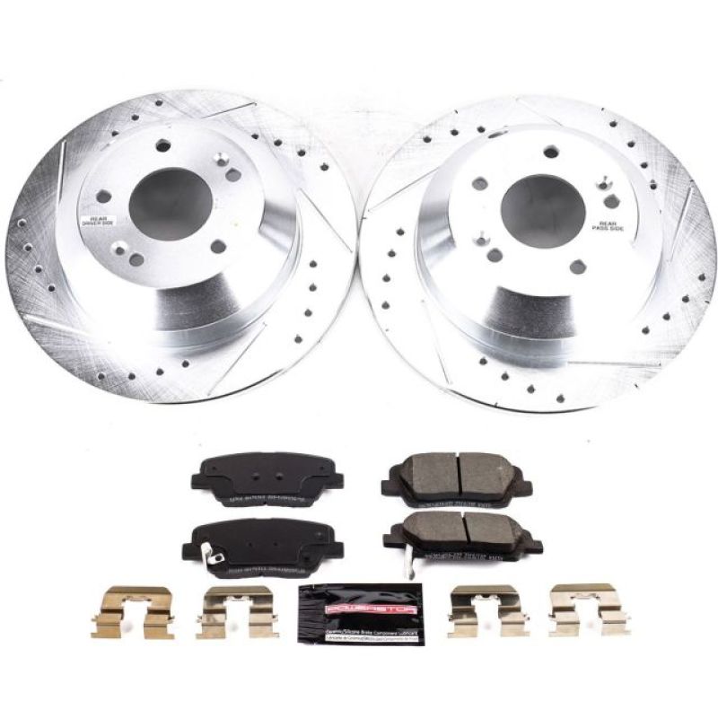 PSB Z23 Evolution Kit - Power Stop 2019 Hyundai Santa Fe XL Rear Z23 Evolution Sport Brake Kit