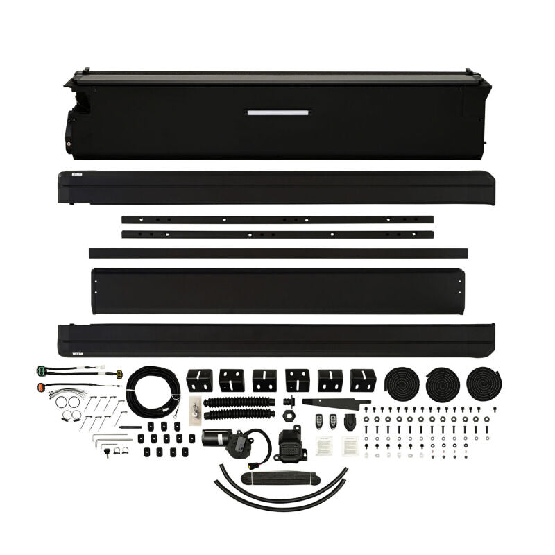 WES Electric Retractable Tonneau - Westin 22-26 Toyota Tundra 5ft 5in. (66in.) Bed Electric Retractable Tonneau Cover - Black