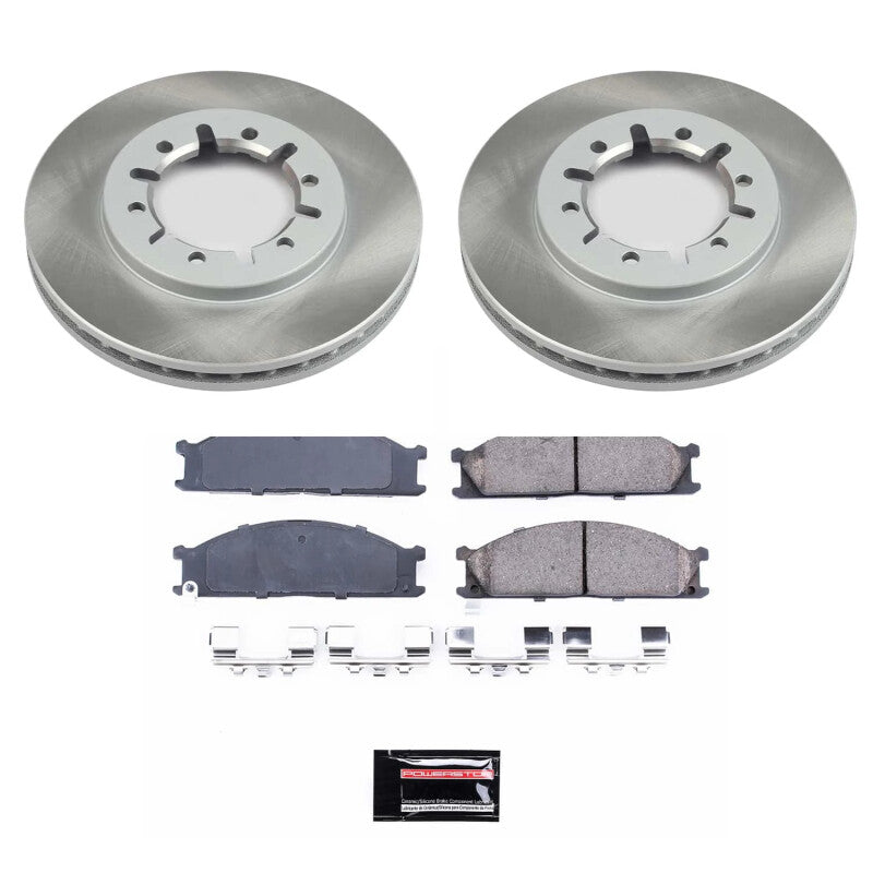 PSB Semi-Coated Rotor Kits - Power Stop 98-04 Nissan Frontier Front Semi-Coated Rotor Kit