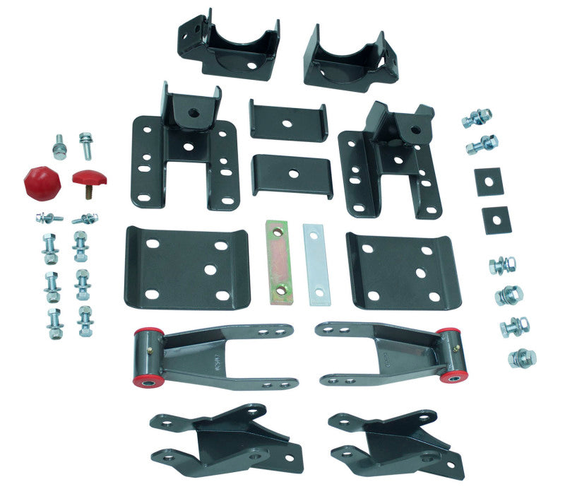MXT Lowering Flip Kit - MaxTrac 14-16 GM C/K1500 2WD/4WD 5-6in Rear Adj. Lowering Flip Kit