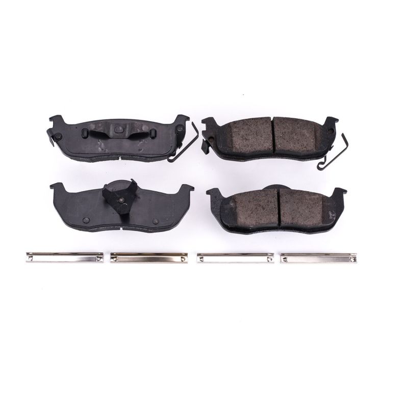 PSB Z17 Evolution Brake Pads - Power Stop 04-10 Infiniti QX56 Rear Z17 Evolution Ceramic Brake Pads w/Hardware