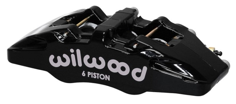WIL Dynapro Caliper - Wilwood Caliper-Forged Dynapro 6 5.25in Mount-L/H 1.62/1.38in/1.38in Pistons 1.10in Disc