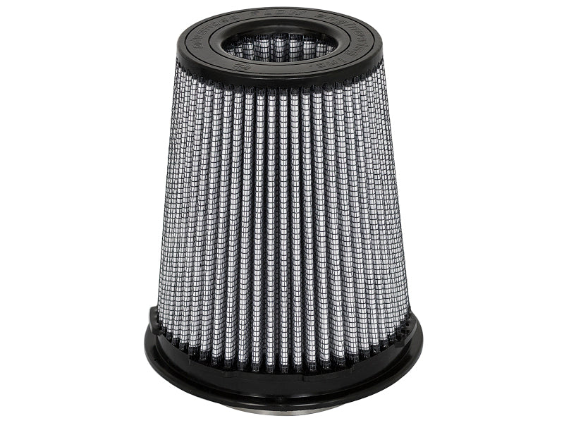 AFE Universal Pro Dry S Filter - aFe MagnumFLOW Pro DRY S Replacement Air Filter 4in F x 6in B (mt2) x 4-1/2in T (Inv) x 7-1/2in H